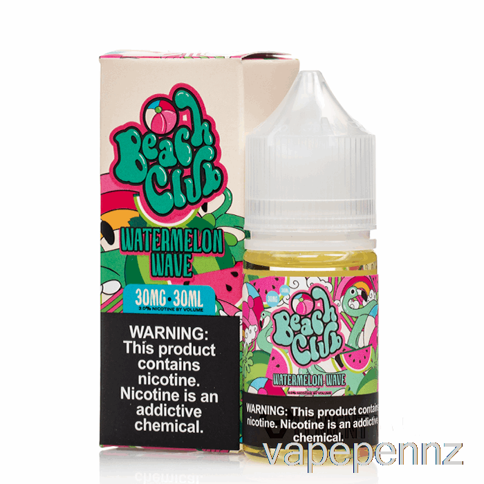 Watermelon Wave - Beach Club Salts - 30mL 30mg VAPE NZ